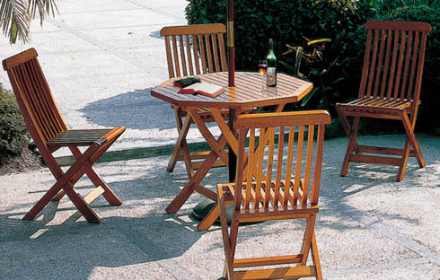 Bộ bàn ghế cafe sân vườn thiết kế giản dị ZXFD038