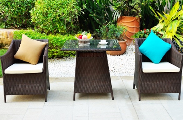 Bàn ghế nhựa sân vườn giả mây có phong cách đa dạng phù hợp với những không gian khác nhau.