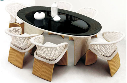 Các mẫu bàn ghế sân vườn nhựa giả mây đang khuynh đảo thị trường 2017