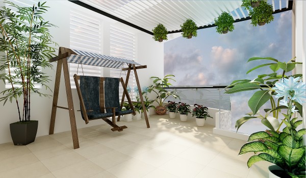 Ban công ngoài trời- không gian không thể bỏ lỡ của mỗi căn nhà