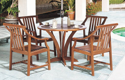 Mẫu bàn ghế café sân vườn đẹp ấn tượng đón hè 2017