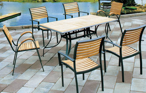 Mẫu bàn ghế café sân vườn đẹp ấn tượng đón hè 2017