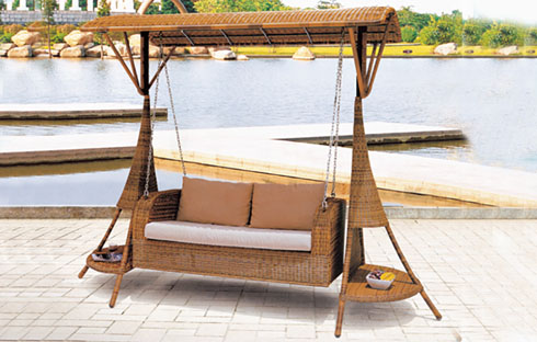 Những ưu điểm vượt trội của ngoại thất sân vườn nhựa giả mây