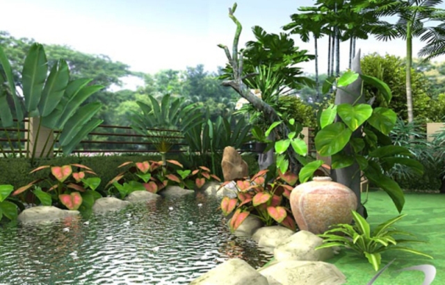 Một số mẹo thiết kế sân vườn hợp phong thuỷ có thể bạn chưa biết