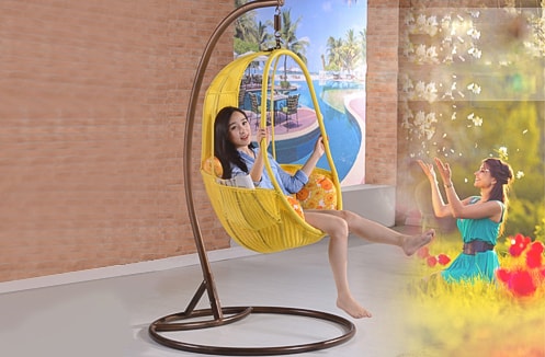 Giới thiệu những mẫu xích đu trong nhà cao cấp ấn tượng