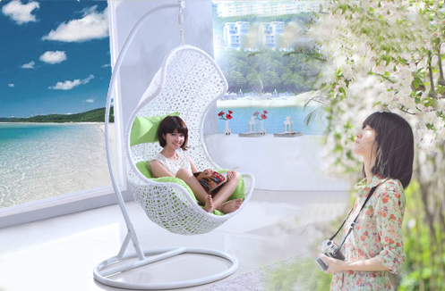 Vì sao ghế xích đu nhựa giả mây rất được ưa chuộng?