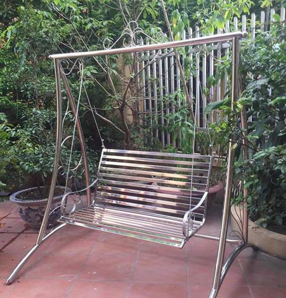 Xích đu ngoài trời bằng inox