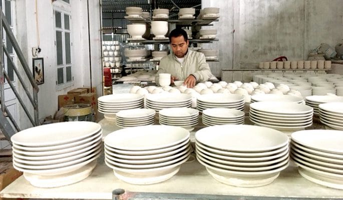 Bát đĩa Bát Tràng