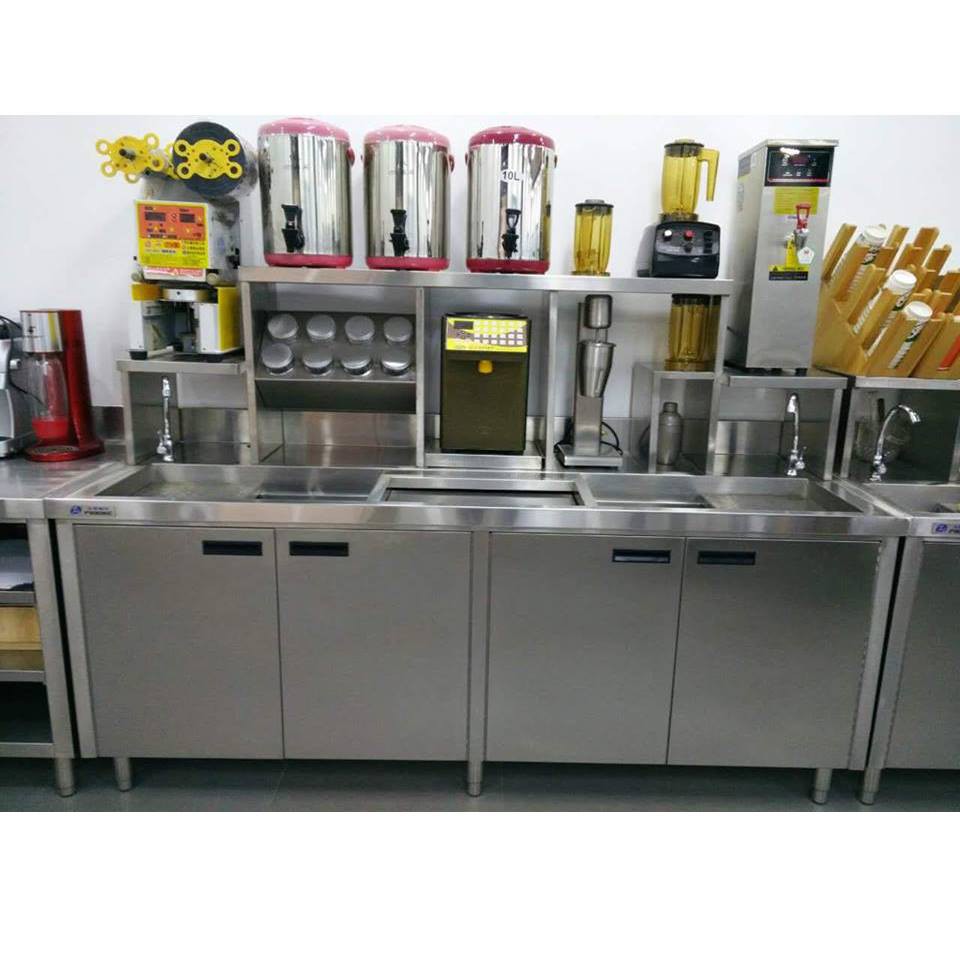Quầy cafe inox