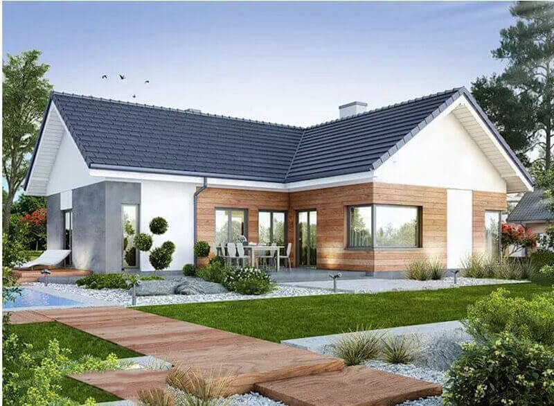 25+ mẫu nhà cấp 4 sân vườn đẹp - giá rẻ nhất năm 2020