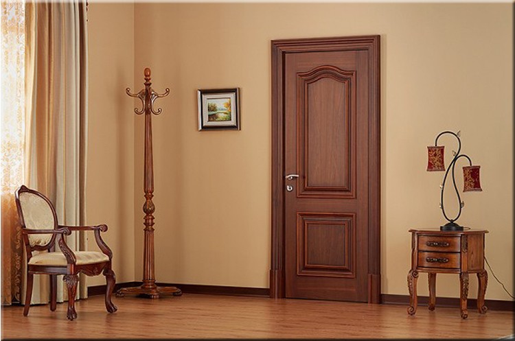 Cửa phòng ngủ bằng gỗ tự nhiên