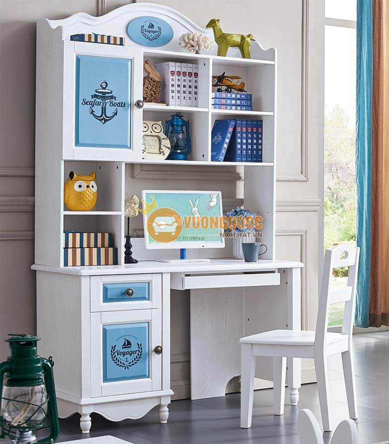 bàn học cho bé được thiết kế đẹp mắt ấn tượng