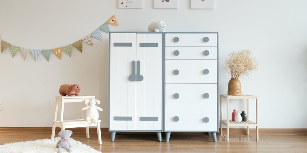 Tủ quần áo cho bé dưới 10 tuổi