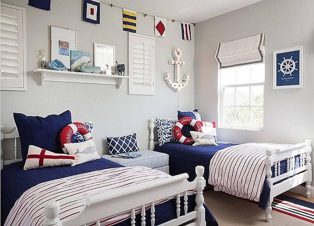 Trang trí phòng ngủ cho hai bé