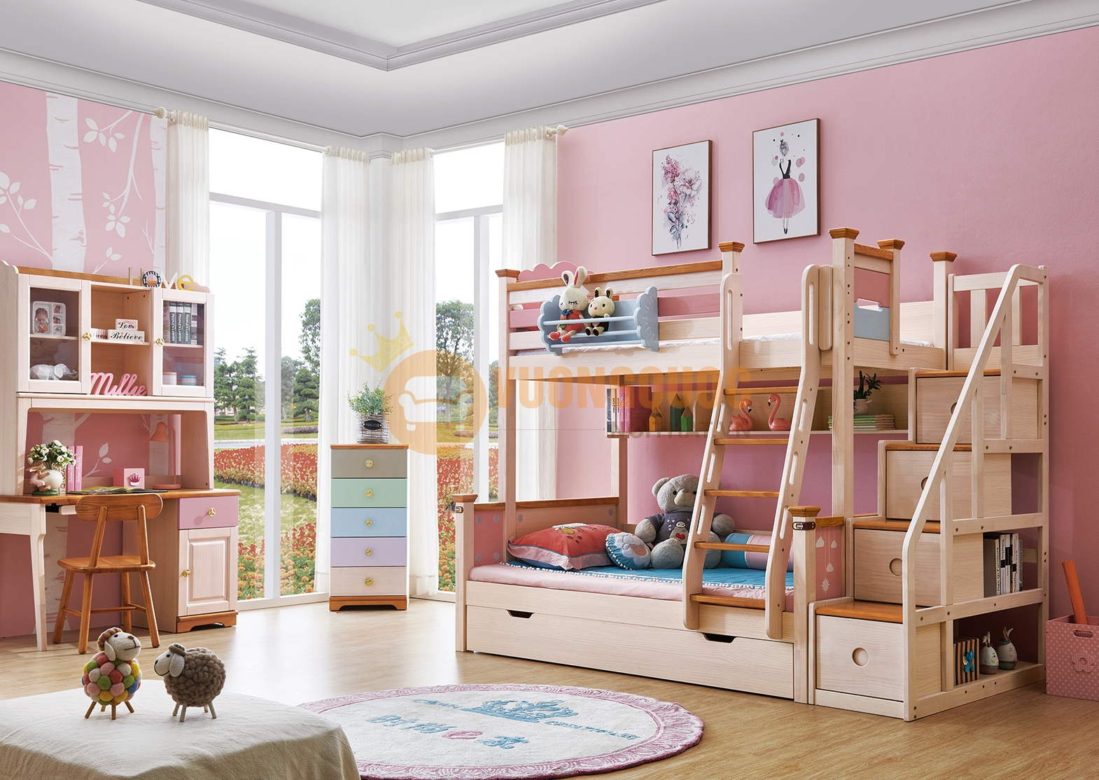 Thời điểm cho bé sử dụng giường tầng trẻ em