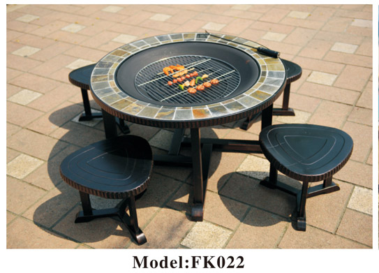 Mẫu bàn ghế ăn ngoài trời  