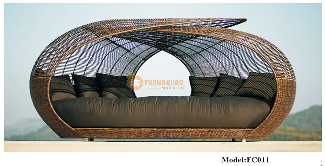 Giường nằm ngoài trời kiểu dáng sang trọng