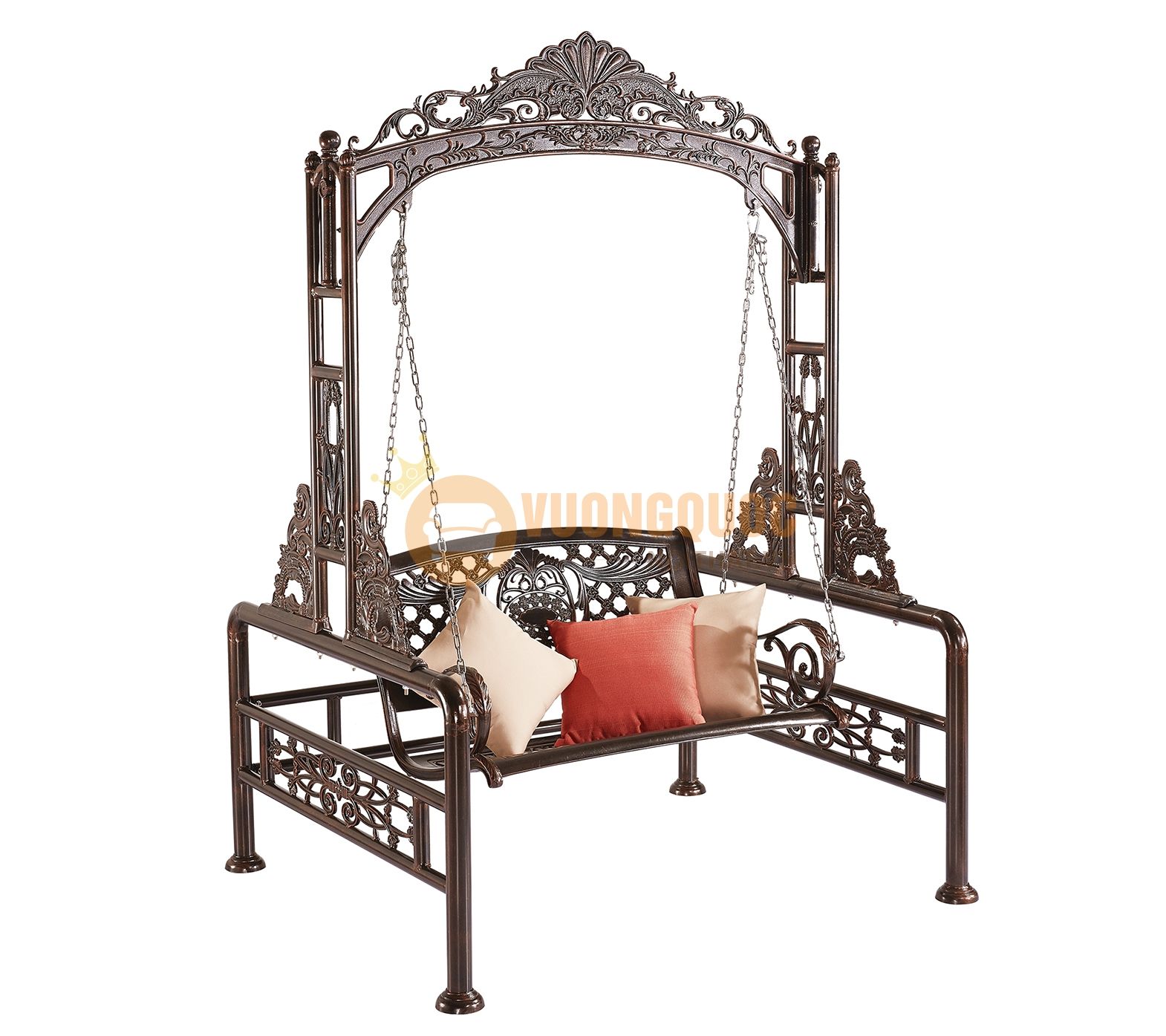 Xích đu ngoài trời bằng sắt