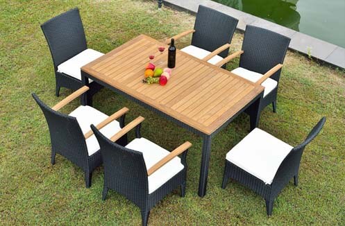 Bộ bàn ghế composite cao cấp