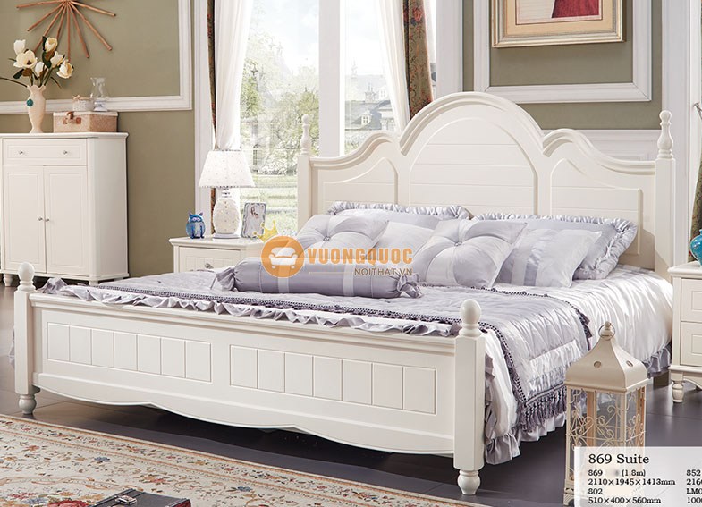Tìm hiểu về giường ngủ màu trắng và những thiết kế ấn tượng