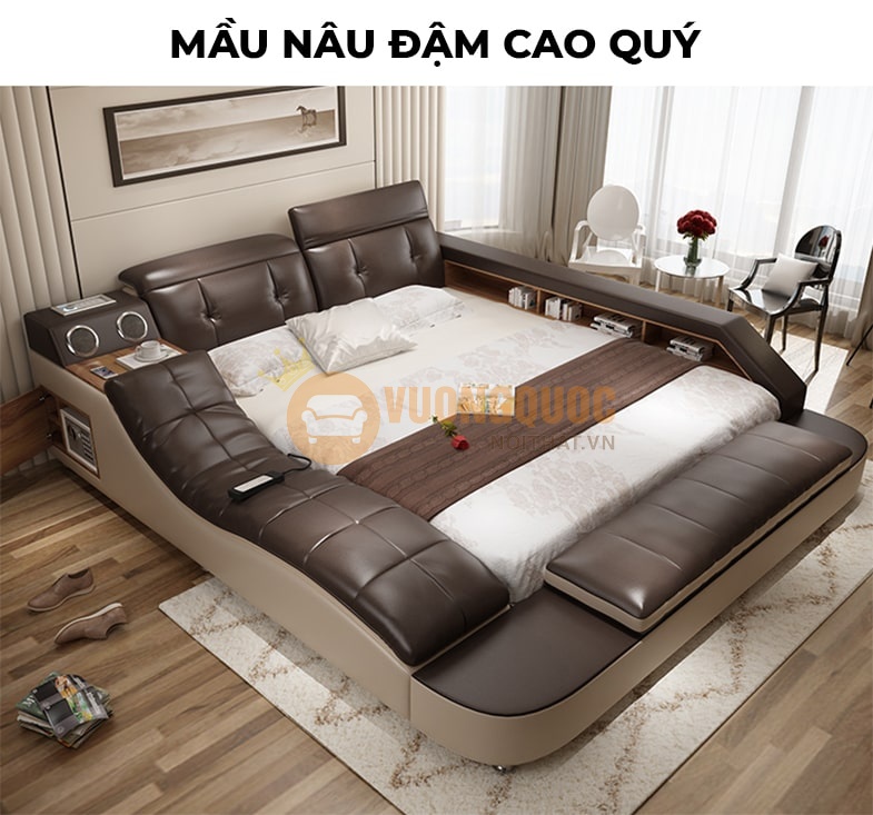 Gợi ý các mẫu giường ngủ đa năng thông minh có ghế massage