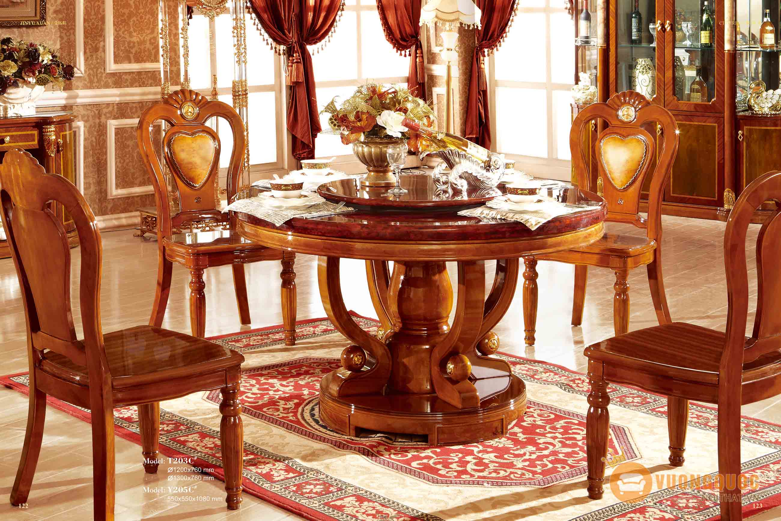 Ứng dụng của đồ gỗ cổ điển châu Âu