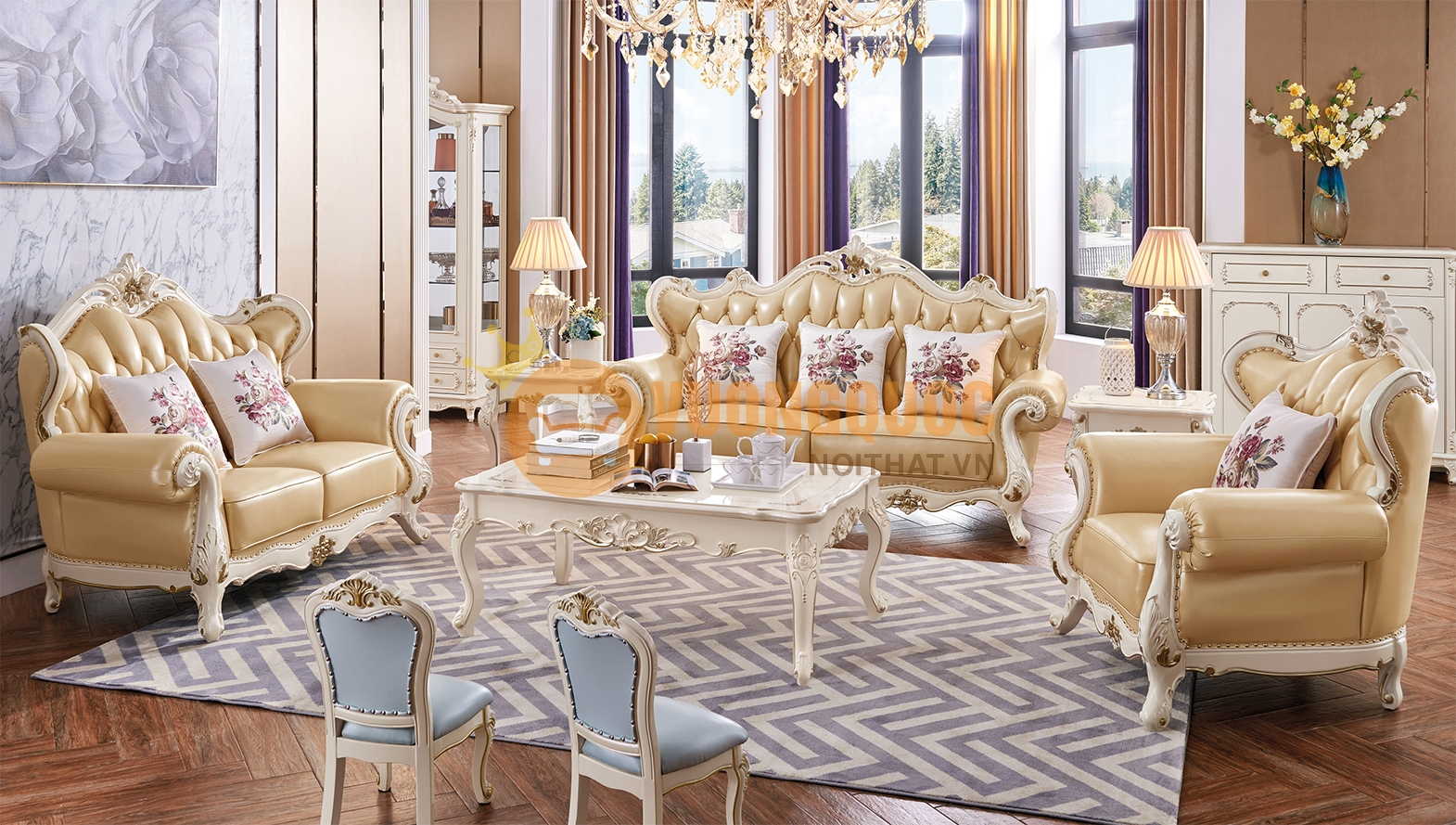 Chọn mẫu sofa tân cổ điển đẹp theo diện tích không gian của bạn