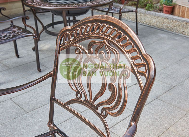 Bộ bàn nướng ngoài trời nhôm đúc ZXM084H024