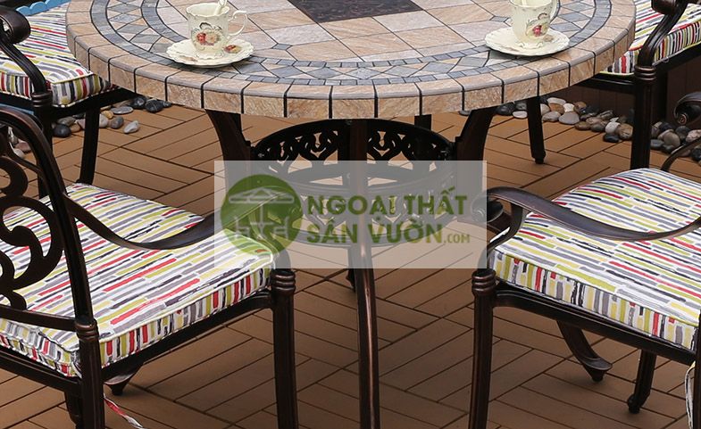  Bộ bàn ghế sân vườn hiện đại ZXM100H026