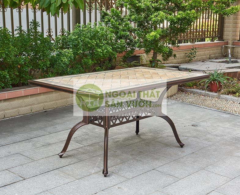 Bộ bàn ghế sân vườn hợp kim nhập khẩu ZXM15014FK085