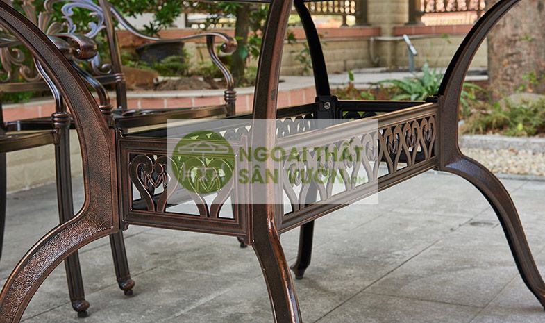 Bộ bàn ghế sân vườn hợp kim nhập khẩu ZXM15014FK085