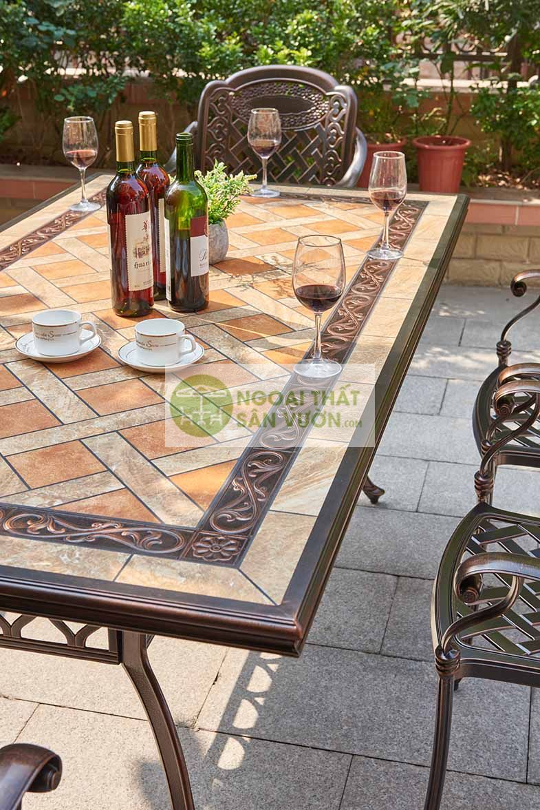 Bộ bàn ghế sân vườn sang trọng ZXM15011BH0263