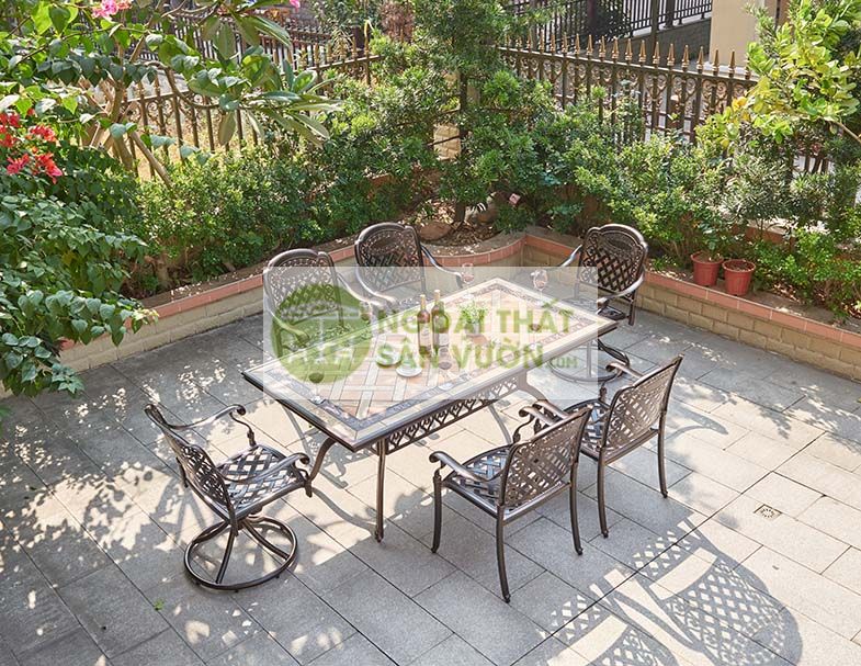 Bộ bàn ghế sân vườn sang trọng ZXM15011BH0263