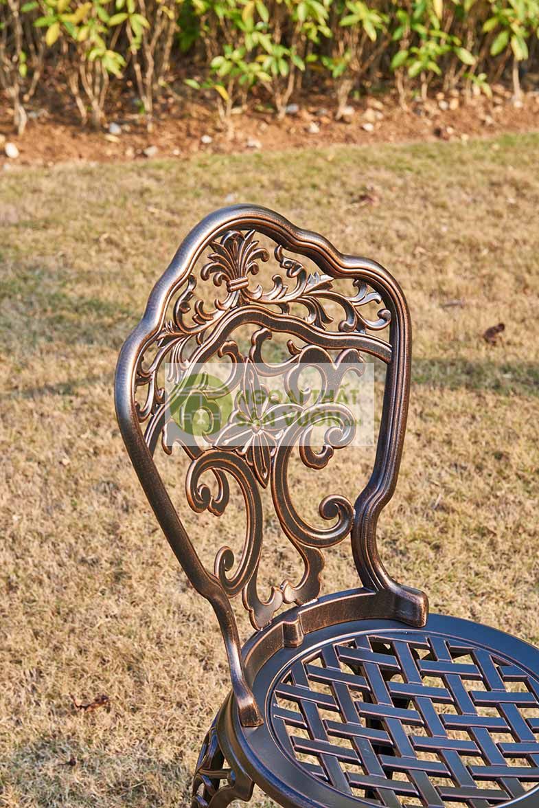 Bộ bàn ghế ngoài trời hợp kim nhập khẩu ZXM031FK043