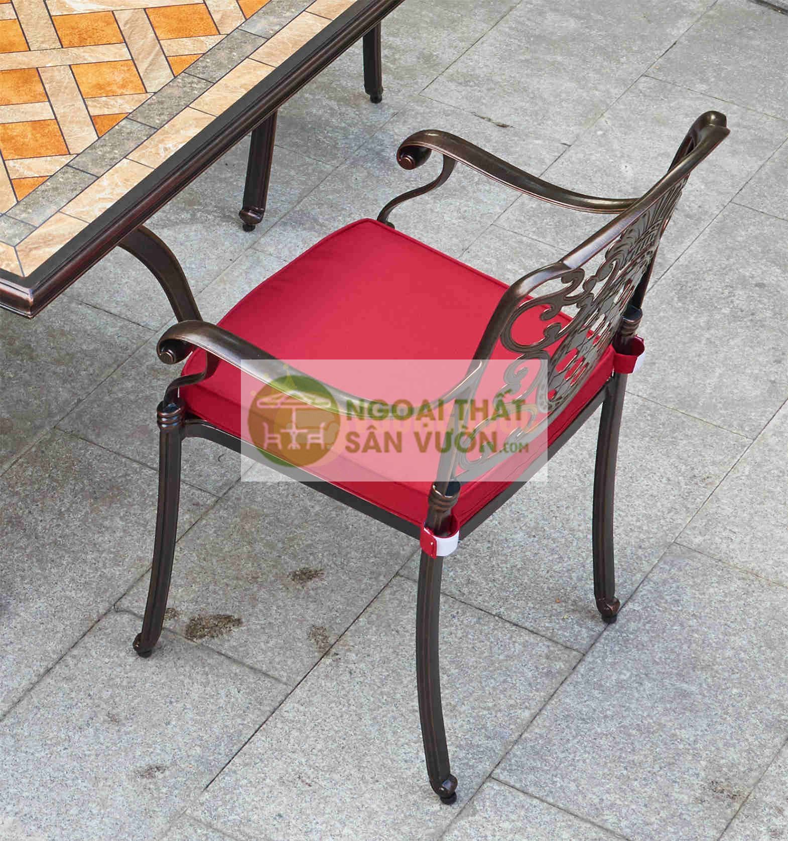 Bộ bàn ghế ngoài trời nhôm đúc cao cấp ZXM15011BH048