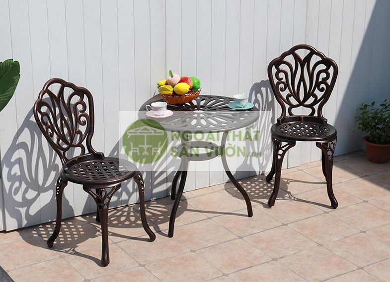 Bộ bàn ghế ngoài trời thiết kế hiện đại ZXFK064-0642