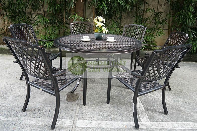 Bộ bàn ghế ngoài trời hiện đại AGALQ500-AQ094