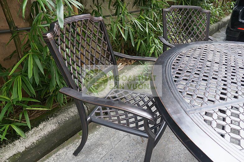 Bộ bàn ghế ngoài trời hiện đại AGALQ500-AQ094