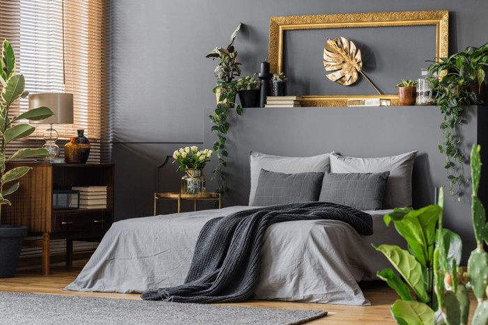 Cách trang trí phòng ngủ nhỏ đơn giản mà đẹp với giấy dán tường