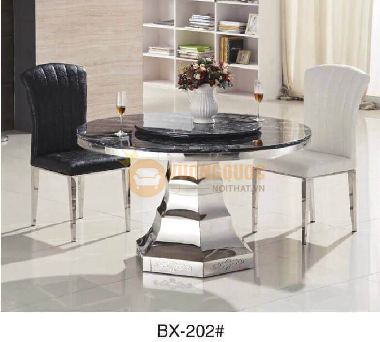Bàn ghế nhà hàng cao cấp hình tròn