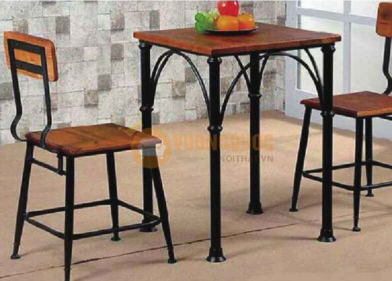 Kích thước bàn ghế nhà hàng ăn uống hình vuông