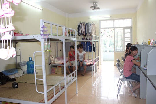 Giường tầng ký túc xá sinh viên - học sinh có kết cấu thế nào?